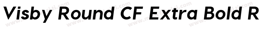 Visby Round CF Extra Bold Regular字体转换